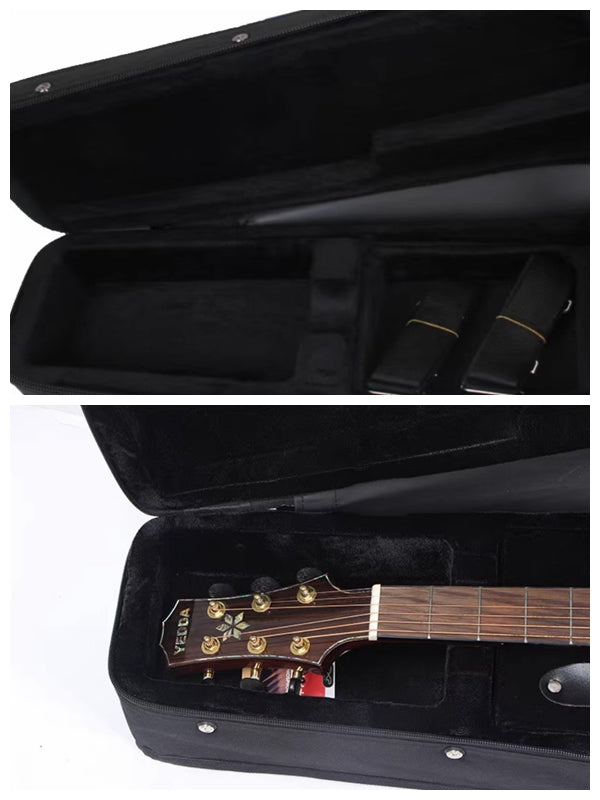 Ultralight Hard Foam Folk/Classical Acoustic Guitar Case Shoulder Strap AU