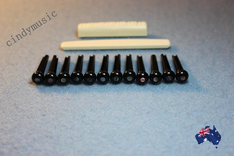 Guitar 12 Strings Acoustic Guitar Bridge Pins/Saddle/Nut set Accessories