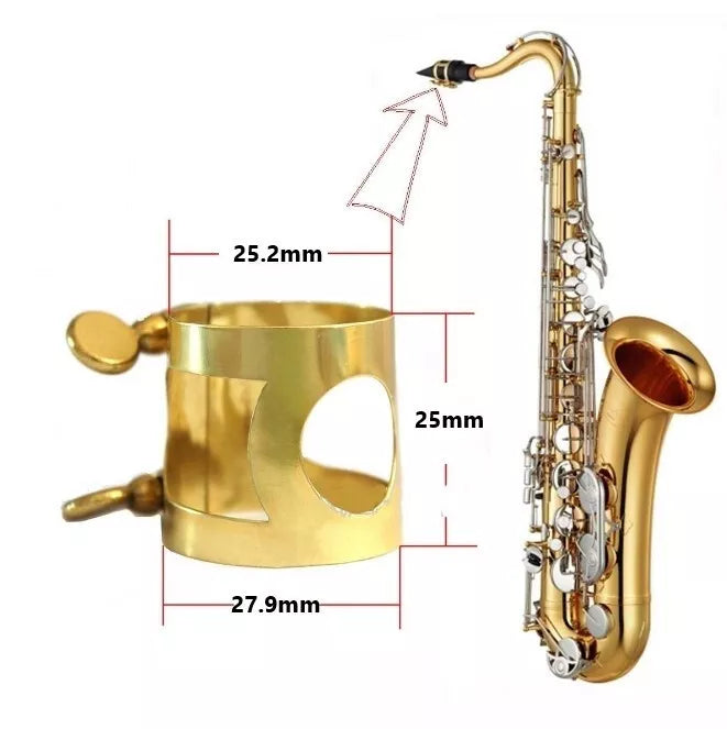 Alto Saxophone Mouthpiece Metal Ligature Alto Saxophone parts bE Adjustable AU
