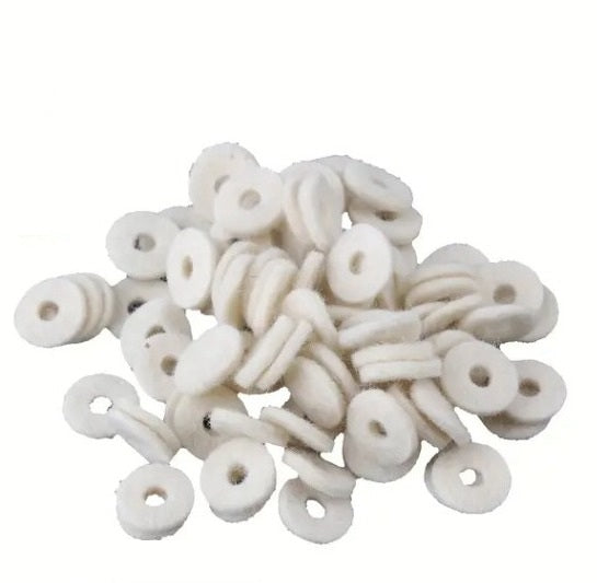 90Pcs Piano Rings Gaskets Soft Wool Felt Discs Piano Small Tuning Piano Felt AU
