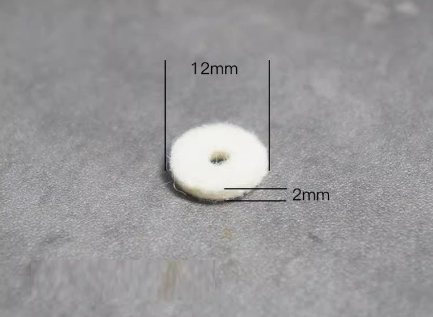 90Pcs Piano Rings Gaskets Soft Wool Felt Discs Piano Small Tuning Piano Felt AU
