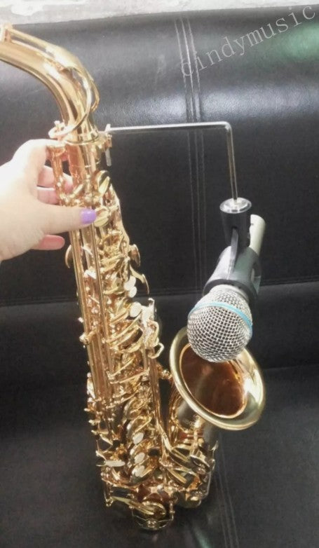 Saxophone Musical Instrument Clip Microphone clip Sax microphone stand