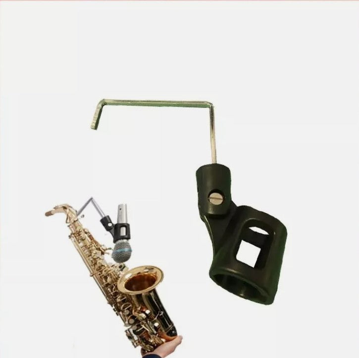 Saxophone Musical Instrument Clip Microphone clip Sax microphone stand