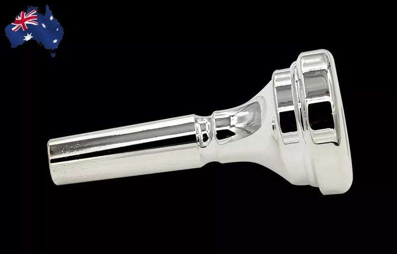 Silver Plated Baritone Horn Mouthpiece Rich Dark Sound Socket Brass Accessories