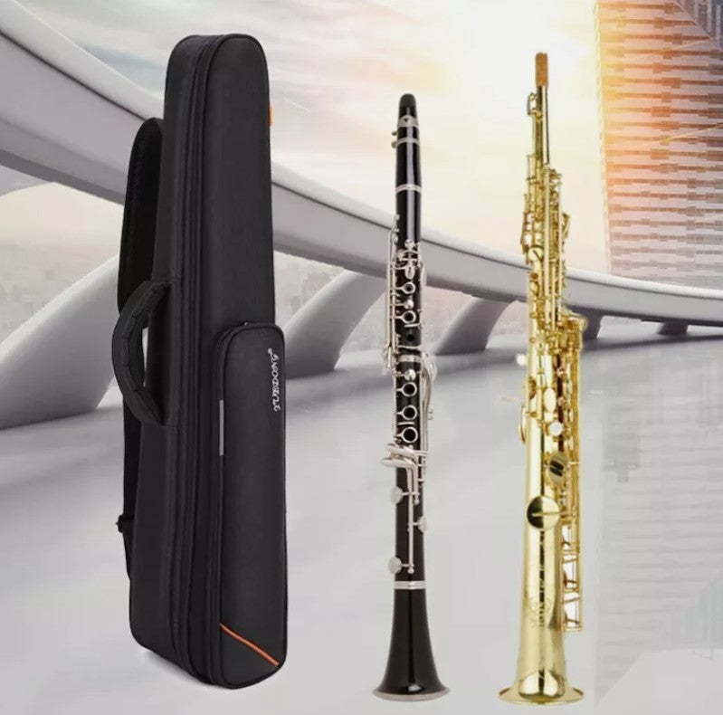 Soprano Saxophone Storage Bag Shockproof Backpack Clarinet Electric Blowpipe AU
