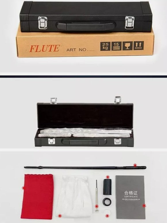 16 Holes Closed Hole Flute Cupronickel Woodwind Instrument Concert School AU