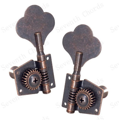4pcs Electric Bass Guitar Tuners Tuning Pegs Keys Machine Heads Vintage copperAU