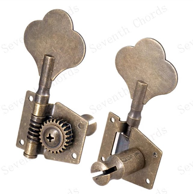 4pcs Electric Bass Guitar Tuners Tuning Pegs Keys Machine Heads Vintage copperAU