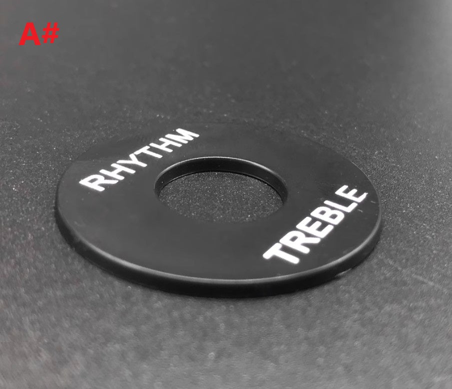 LP Electric Guitar Toggle Switch Washers Rhythm Treble Ring Plate with Les Paul Guitars