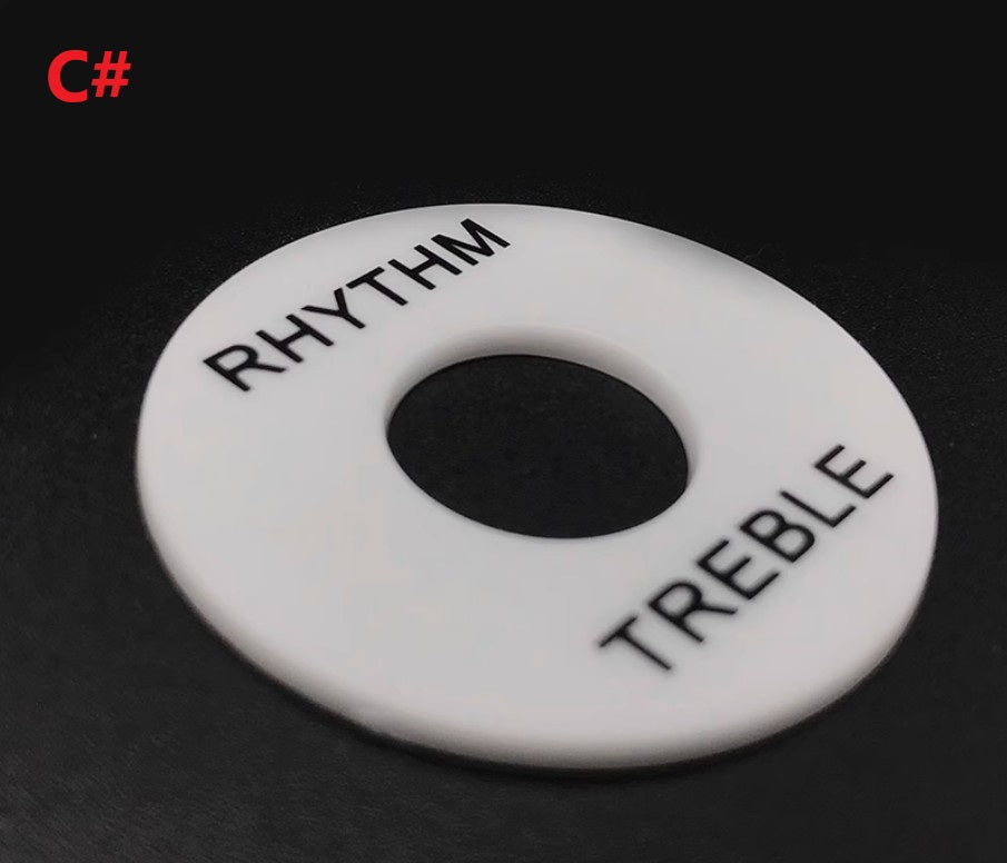 LP Electric Guitar Toggle Switch Washers Rhythm Treble Ring Plate with Les Paul Guitars