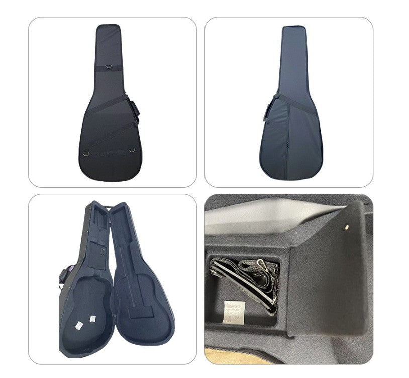Ultralight Hard Foam Folk/Classical Acoustic Guitar Case Shoulder Strap AU