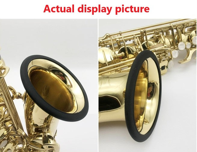 Saxophone Mute Ring Silicone Bell Mouth Silencer Brass Instrument Accessories AU