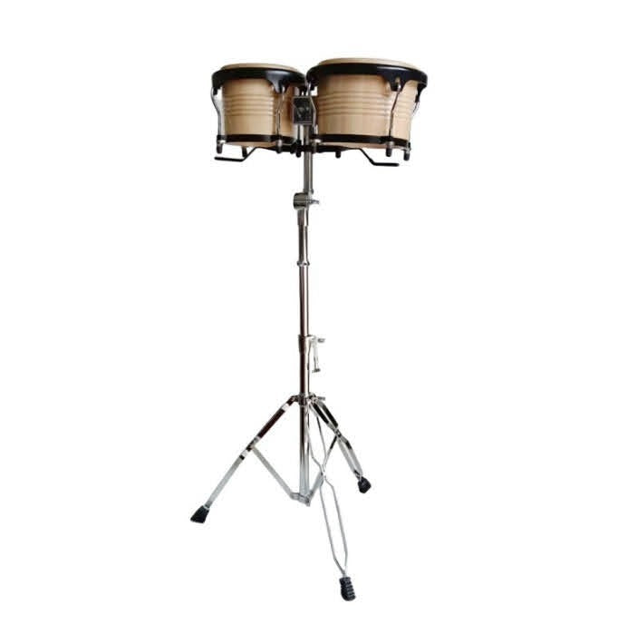 Bongos 7"+9" African Latin Percussion Hand Drums with stand/tuning wrench set AU