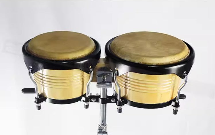 Bongos 7"+9" African Latin Percussion Hand Drums with stand/tuning wrench set AU