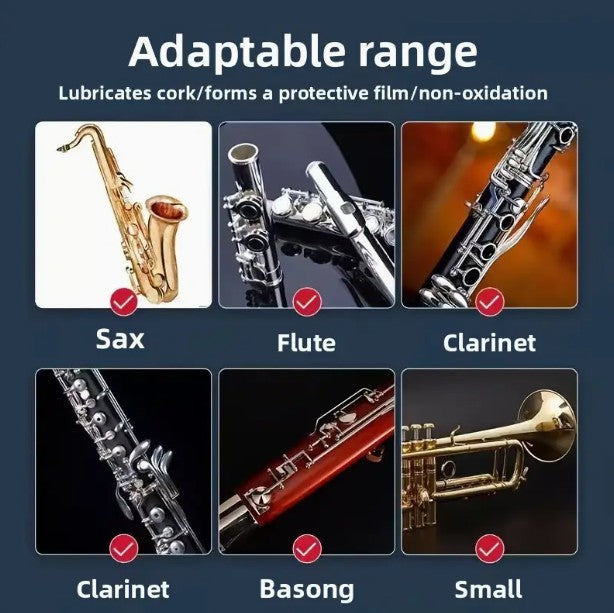 1pc Woodwind Brass Cork Grease Clarinet Saxophone Flute Instrument Lubricant
