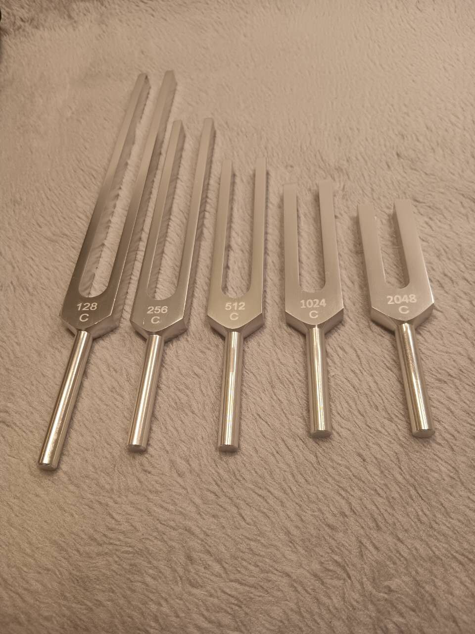Tuning Fork 128hz/256hz/512hz/1024hz/2048hz Resonator box Sound Healing Musical