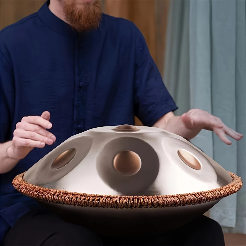 Travel version 18" 9 Note Handpan 440Hz in G Yoga Meditation Sound Healing AU