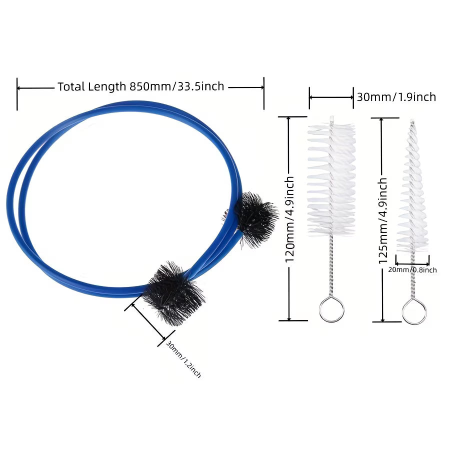 Trumpet Maintenance Kit Snake Brush Mouthpiece BrushCornet Cleaning Accessories