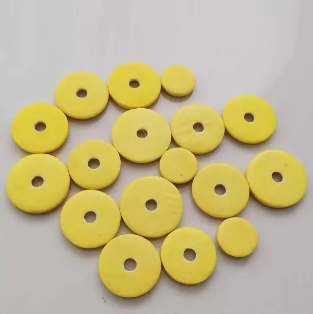 17pcs Flute Leather Pads Hole Plugs Repair Parts(closed hole)Flute AccessoriesAU