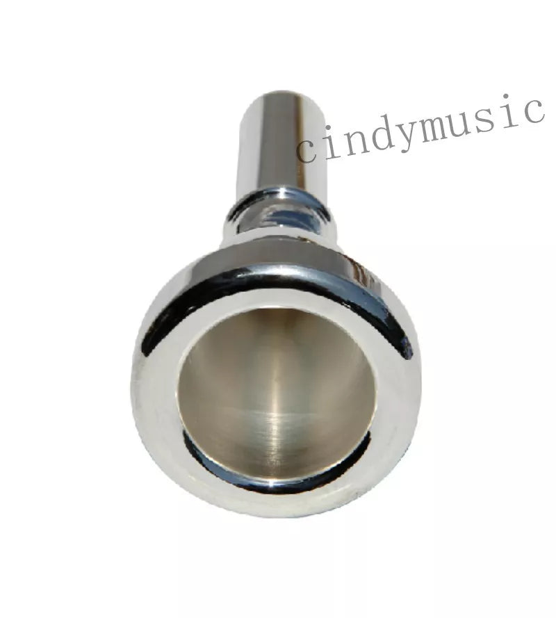 Tuba/Bass Horn Mouthpiece Silver Plated Musical Instrument Accessories