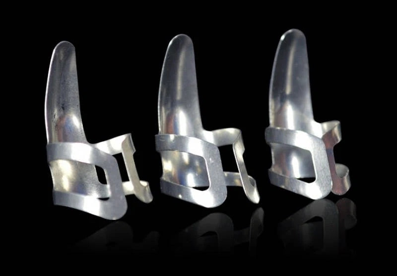 Metal Ukulele Banjo Guitar 1 x Thumb Pick & 3 x Finger Picks Adjustable