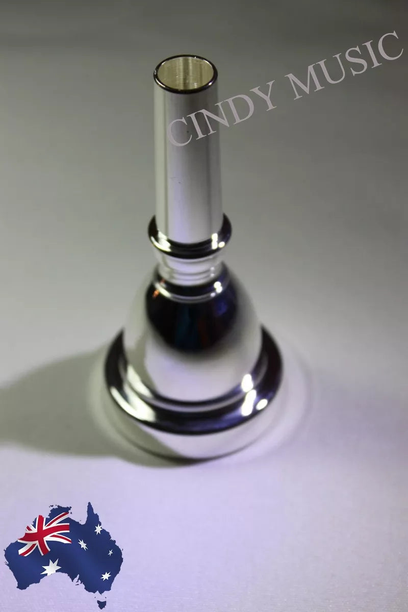 Tuba/Bass Horn Mouthpiece Silver Plated Musical Instrument Accessories