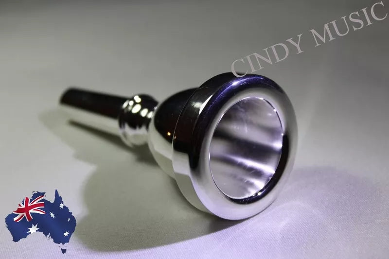 Tuba/Bass Horn Mouthpiece Silver Plated Musical Instrument Accessories