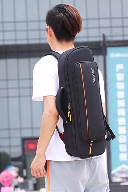 Portable thickened Trumpet Bag Backpack Soft Storage Case Brass Instrument AU