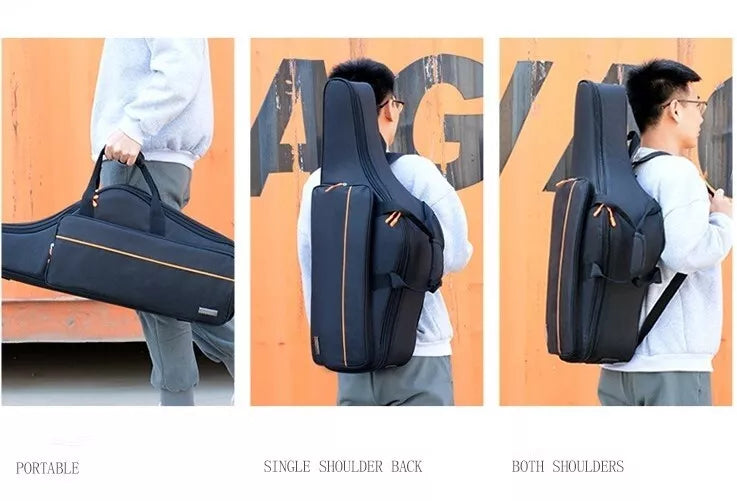 Fashionable Saxophone Gig Bag Waterproof Portable Thicken for Tenor Sax Case AU
