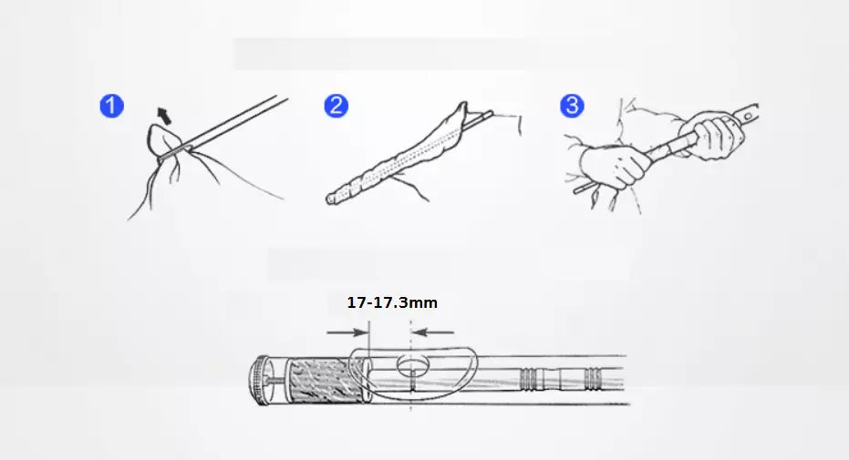 Flute Cleaning Rod Piccolo Cleaning Tools Brass and Woodwind Instruments Care AU