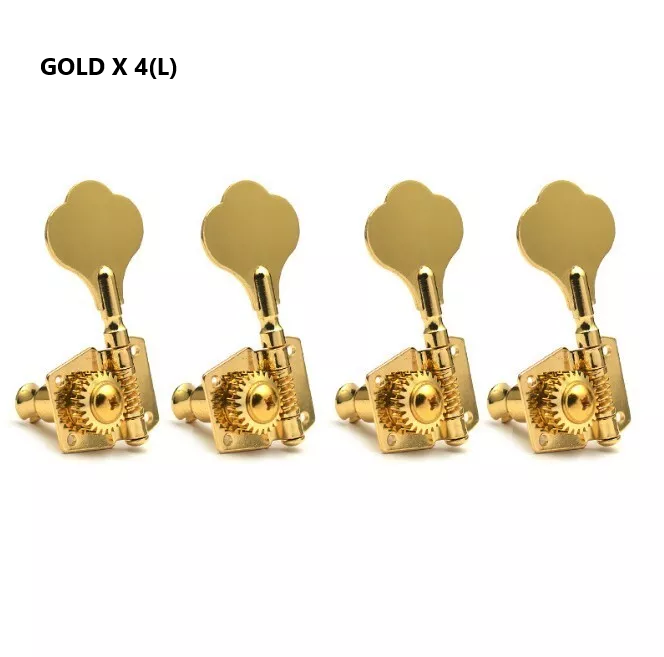 4PCS Electric Bass Guitar Tuners Tuning Pegs Keys Machine Heads Open Gear NEW AU