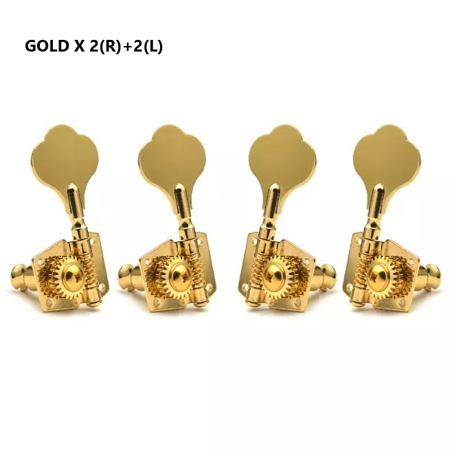4PCS Electric Bass Guitar Tuners Tuning Pegs Keys Machine Heads Open Gear NEW AU
