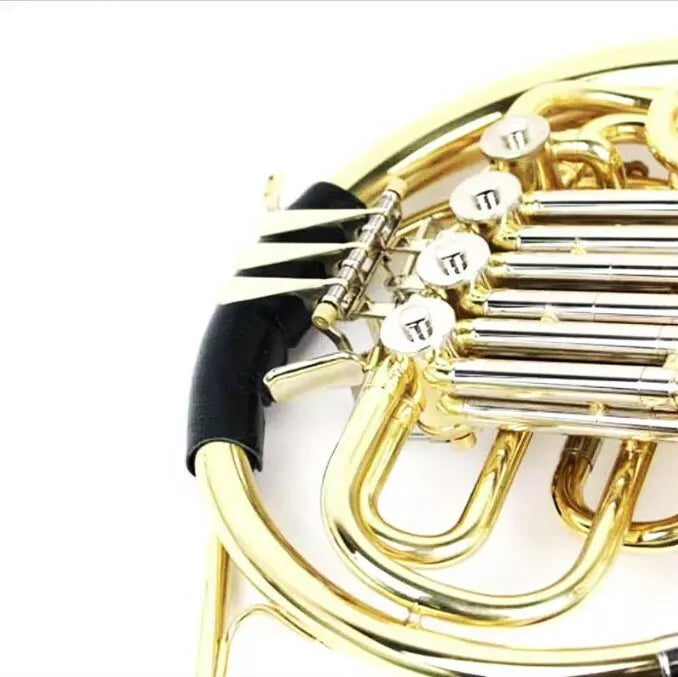French Horn Cowhide Hand Guard Non-Slip Protective Pad brass instruments black