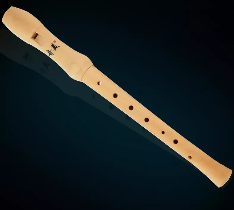 Wooden Recorder Soprano Flute Musical Instrument School Descant 8 Hole C Key AU