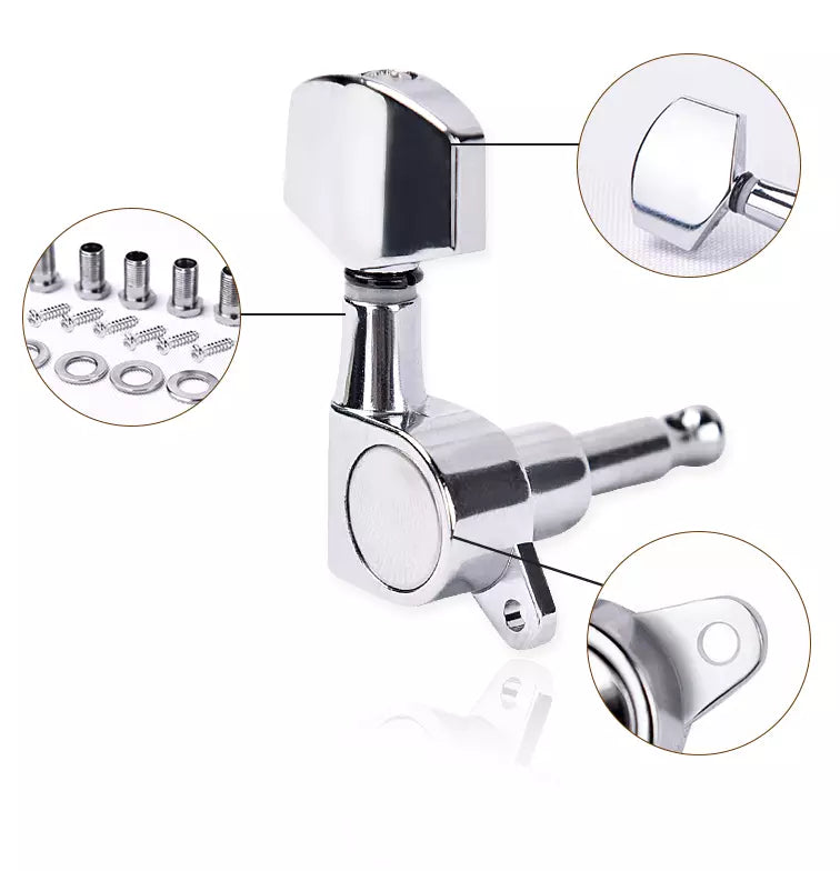 Guitar String Tuning Pegs Tuner Button Heads for Electric Guitar or folk guitars AU
