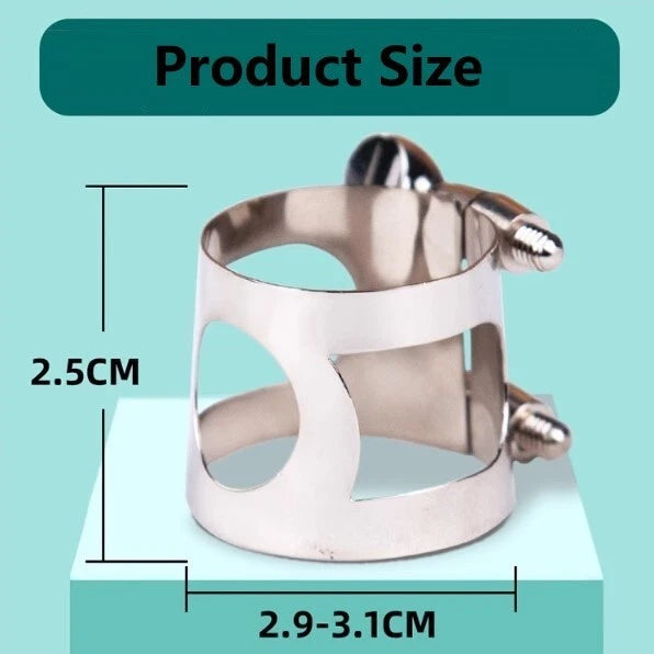 Clarinet Mouthpiece nickel metal Ligature clarinet parts Bb Adjustable Screws AU