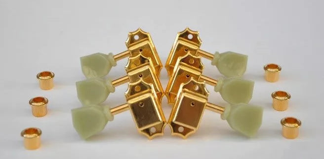 Vintage Guitar Tuners String Tuning Pegs Heads Button for Les Paul Guitar GOLD AU