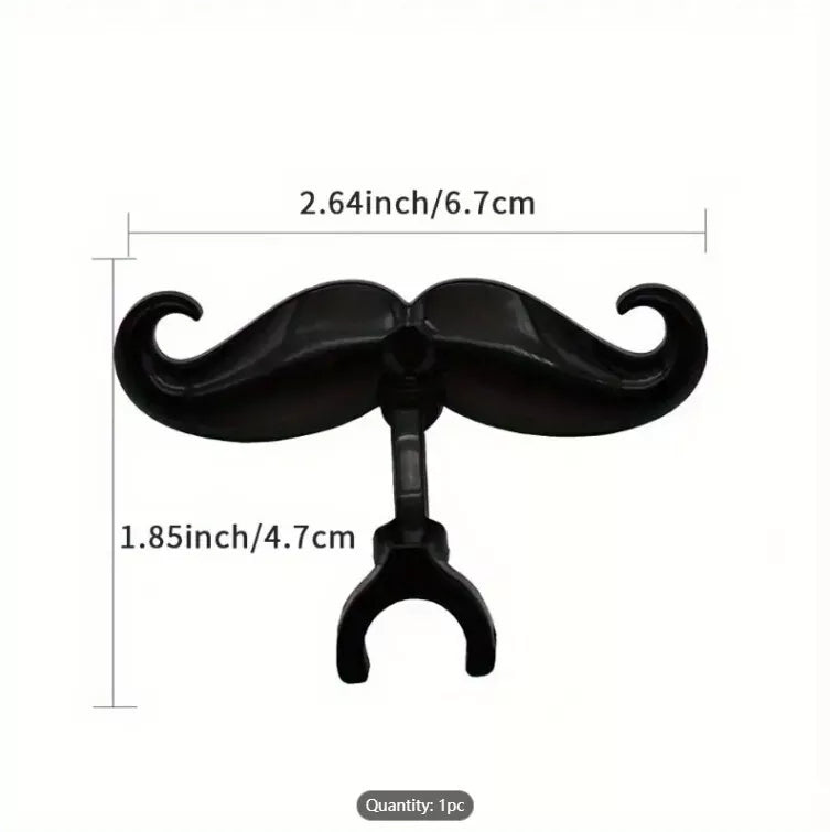 Fun Black Mustache Clip Trombone and Trumpet Mouthpiece Brass Players Accessory