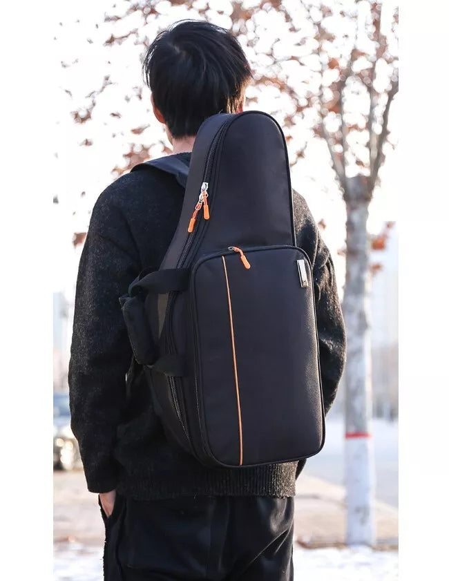 Fashionable Sax Gig Bag Alto Saxophone Case Thicken Double Zippers Saxophone Bag