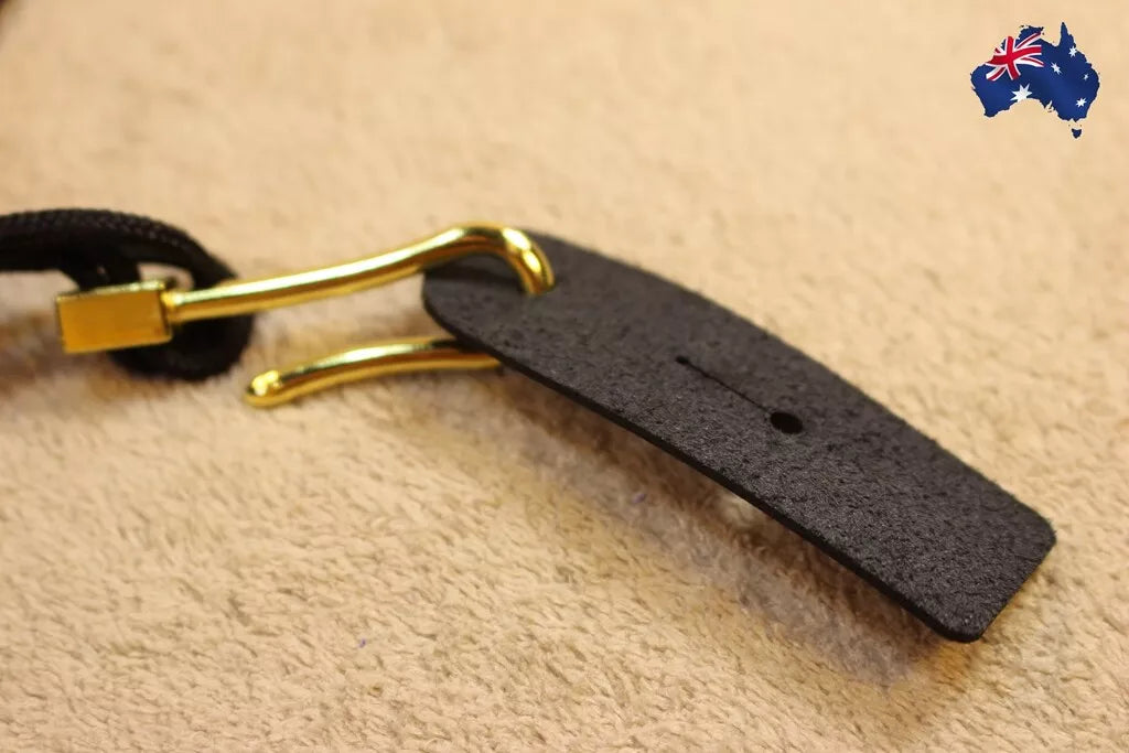 Adjustable Leather clarinet Strap Metal Hook Suspenders Widened Thickened Neck