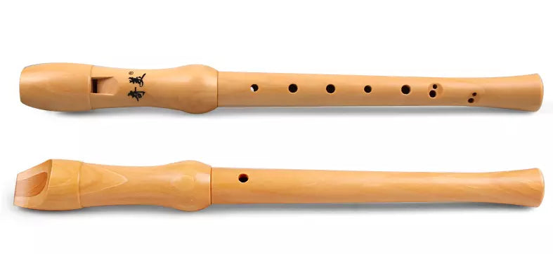 Wooden Recorder Soprano Flute Musical Instrument School Descant 8 Hole C Key AU
