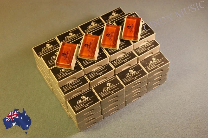 100pcsNatural Rosin suit all bow types Violin Viola Cello Amber minimal residue