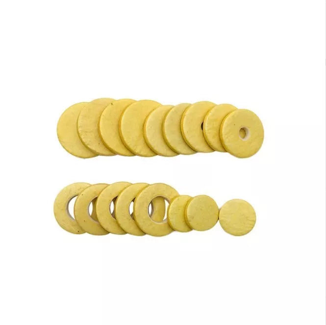 17pcs Flute Leather Pads Hole Plugs Repair Parts(Open hole)Flute Accessories AU