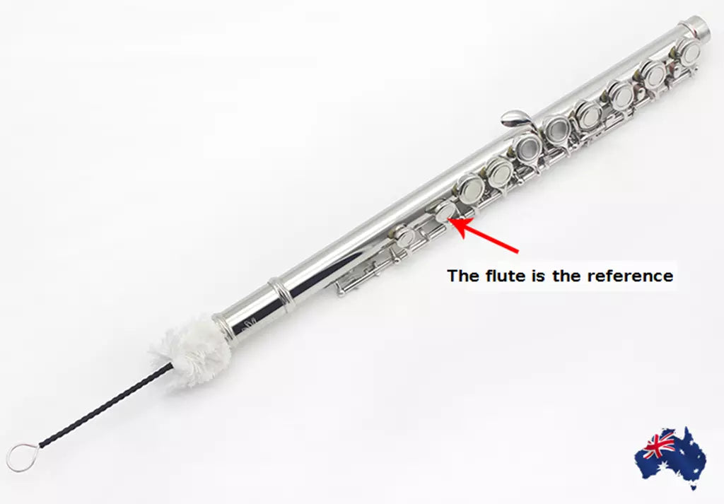 Flute Cleaner Brush Tool Rod Piccolo Cleaning Brass and Woodwind InstrumentsCare