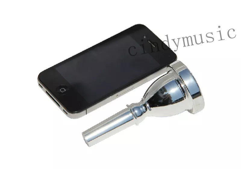 Tuba/Bass Horn Mouthpiece Silver Plated Musical Instrument Accessories