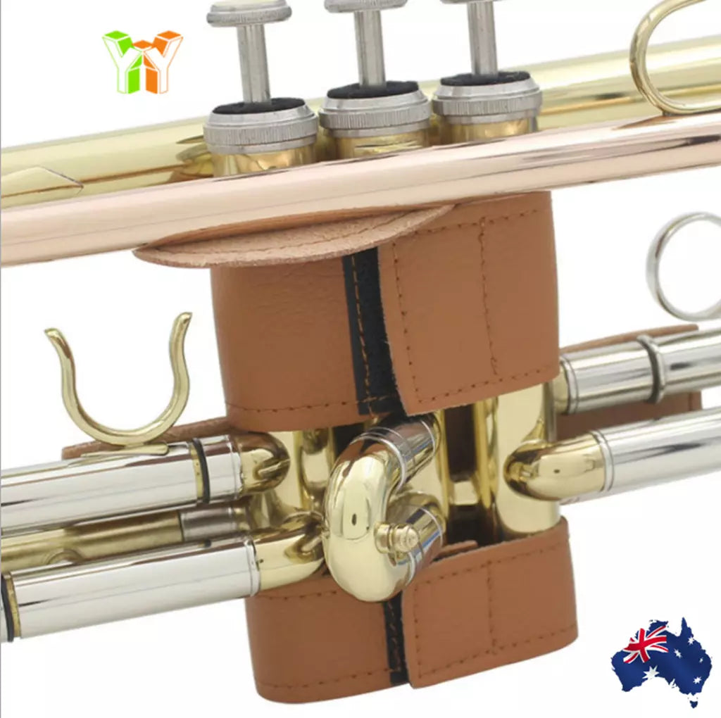 Real leather Trumpet Hand pad Corrosion-Resistant Piston Protection Accessory AU