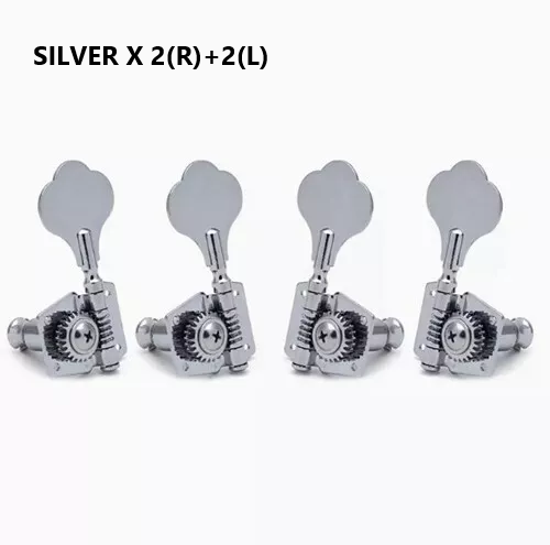 4PCS Electric Bass Guitar Tuners Tuning Pegs Keys Machine Heads Open Gear NEW AU