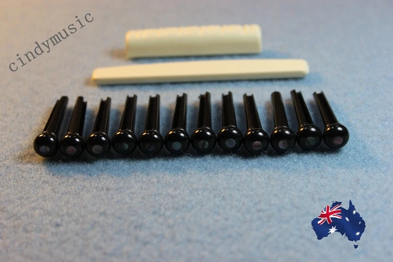 Guitar 12 Strings Acoustic Guitar Bridge Pins/Saddle/Nut set Accessories