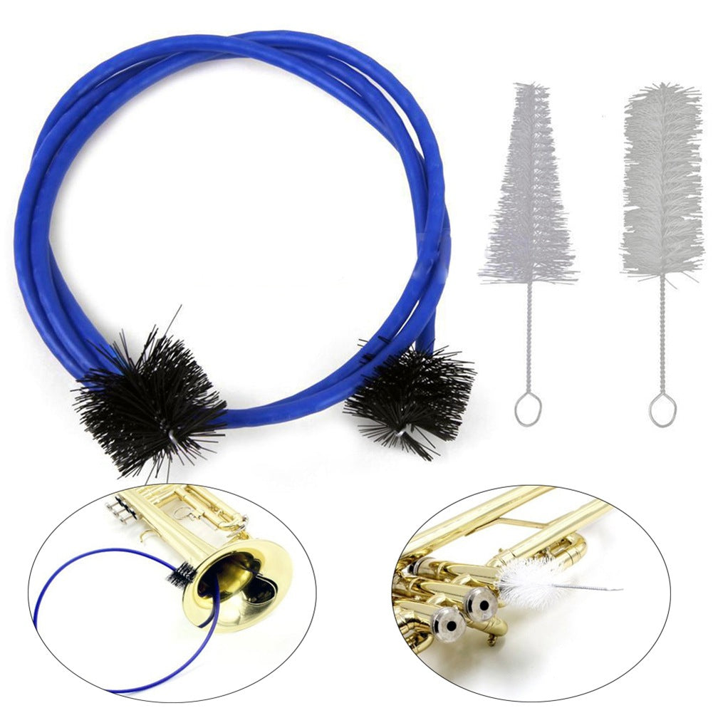 Trumpet Maintenance Kit Snake Brush Mouthpiece BrushCornet Cleaning Accessories