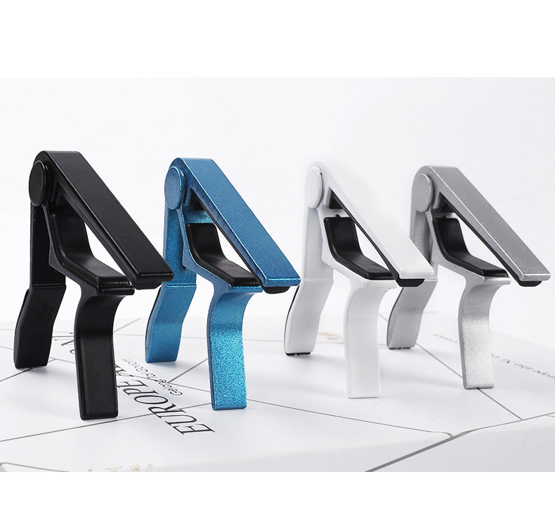 Guitar Capo Folk Electric Wood Guitar Ukulele Bass Banjo Accessories with 4picks